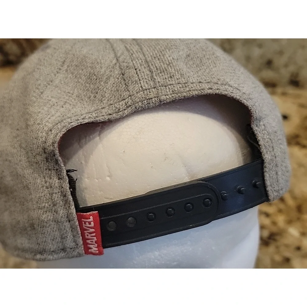 Marvel Deadpool Hat Cap Adult Snapback Red Black Gray Adjustable 100% Cotton